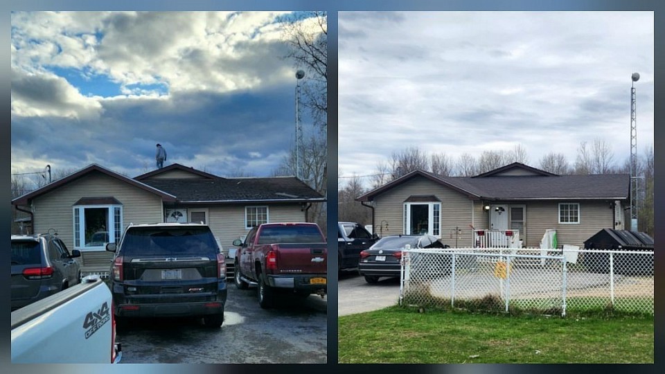 Snye, Akwesasne Roof Transformation From old, worn-out shingles to a fresh, strong, and lasting roof—this Snye home in Akwesasne got a complete makeover. Garlow Roofing delivers expert craftsmanship and protection you can trust.
